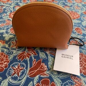 Mansur Gavriel Belleza Hazel Leather Pouch